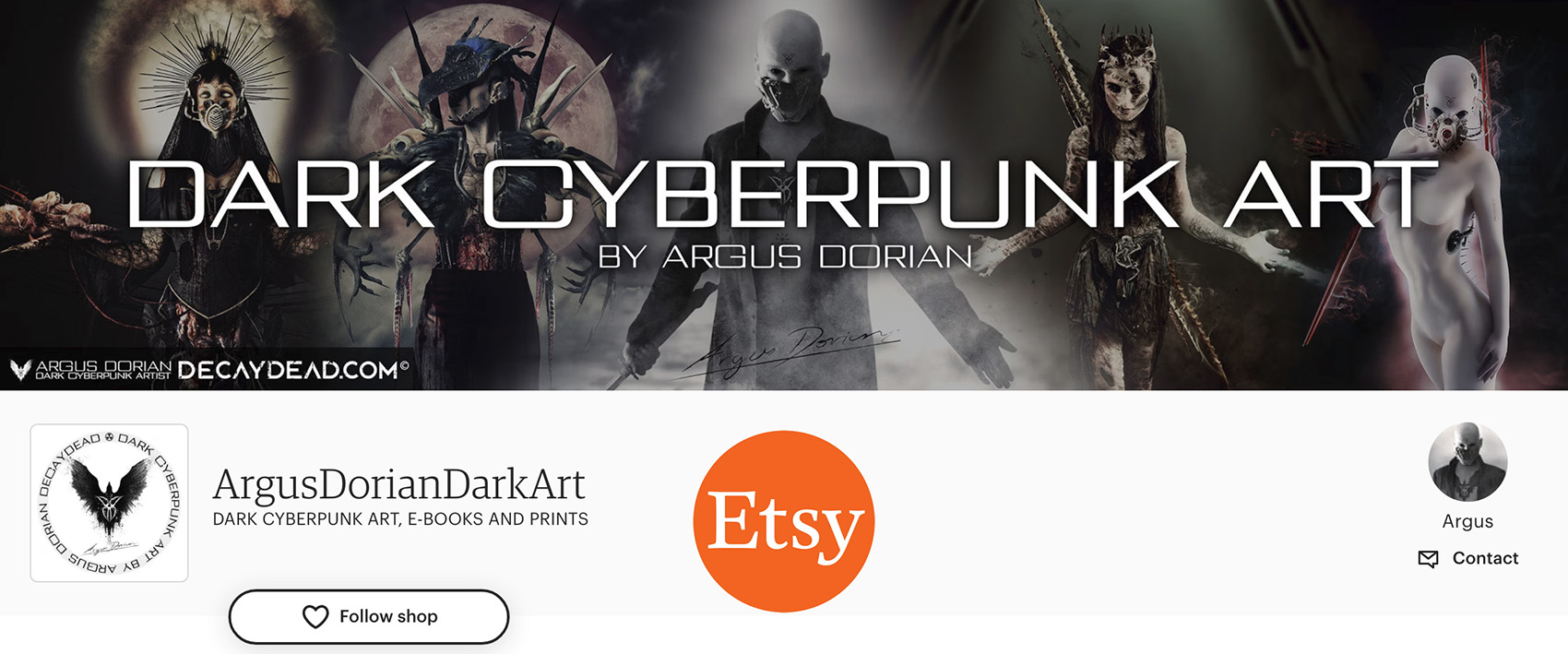 Decaydead Argus Dorian on ETSY